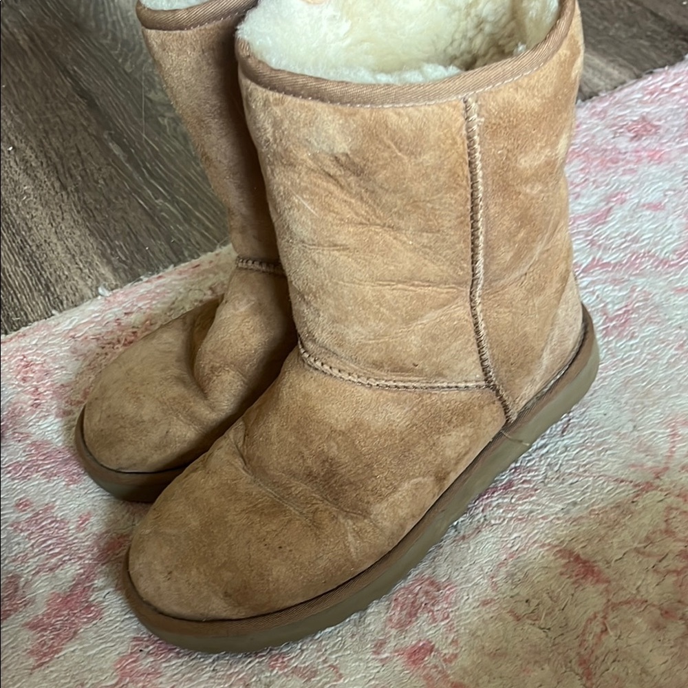 UGG Tan Winter Boots with Plush Lining